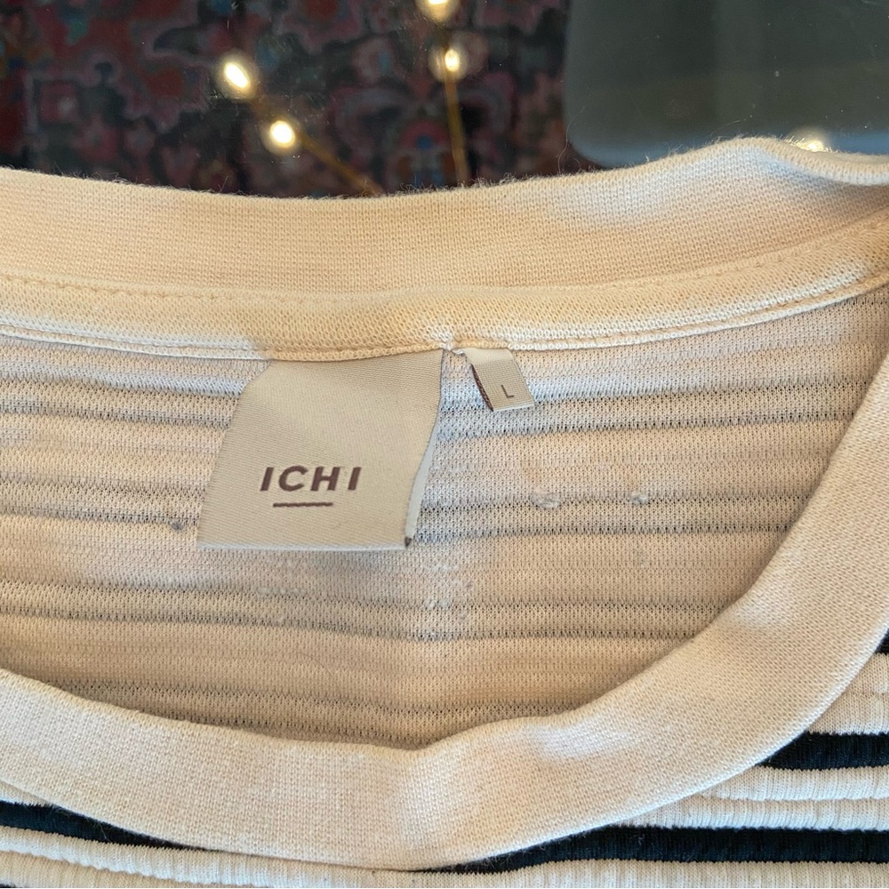 ICHI Striped Ribbed Sweater - Picture 2 of 6